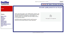 Tablet Screenshot of detmarcorp.com